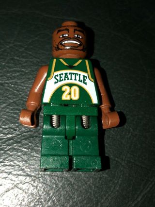 Lego Nba Gary Payton 20 Seattle Supersonics Basketball Minifigure 3562 