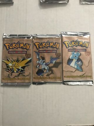 Pokemon Fossil Unlimited Edition Booster Pack 2