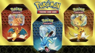 Pokemon Tcg Hidden Fates Booster Packs Tin Charizard Gyrados And Raichu Set