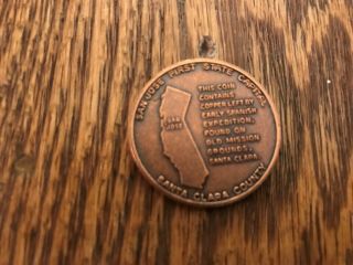 California Bicentennial Medal - 1769 - 1969 2