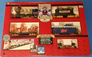 Toy State Northpole Christmas Express Animated Train Set 5301 W/ Xmas Carols