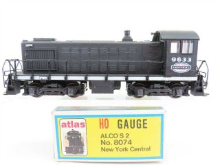 Ho Scale Atlas 8074 Nyc York Central Alco S - 2 Diesel Pwd 9633 W/ Lights