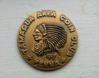 1967 Tamaqua Coin Club Penna First House In Tamaqua 1801 - 1968 Medal