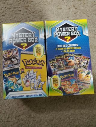 2 Pokemon Mystery Power Boxes
