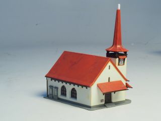 Built Kibri Z - Scale Modern German Church 17