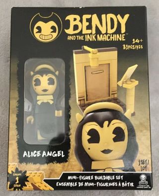 Bendy And The Ink Machine Alice Angel Mini Figure Building Toy Set Series 1
