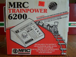 Mrc 6200 Trainpower Transformer 60 Va Box,  Euc Powerbooster For Lgb Trains