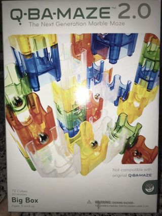 Q Ba Maze 2.  0 The Next Generation Marble Maze Big Box Set Box Stem Toy