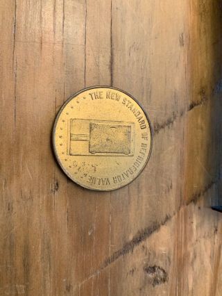 1936 Westinghouse Refrigerator Golden Jubilee Token Coin Medal Vtg