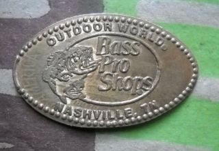 Bass Pro Shops Elongated Penny Nashville Tn Usa Cent Souvenir Coin