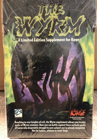 Rage Ccg The Wyrm Booster Box Werewolf Tcg (24 Packs)