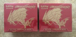 Pokemon - 2x Xy Breakpoint Elite Trainer Box - English