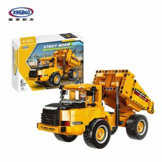 Xingbao Building Bricks Engineering series Lifting crane Excavator Bulldozer Toy 2