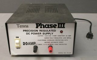 Pyramid Ps - 20 Phase Iii 20 Amp Regulated Dc Power Supply