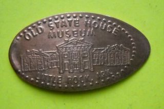 Old State House Museum Elongated Penny Little Rock Ar Usa Cent Souvenir Coin