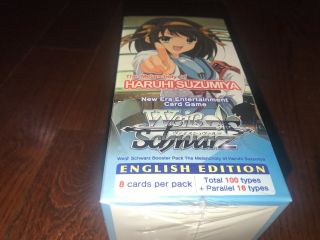 Weiss Schwarz The Melancholy Of Haruhi Suzumiya Booster Box English Edition