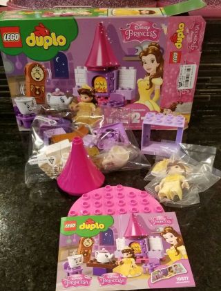Lego Duplo Disney Princess Belle´s Tea Party 10877 Building Kit 19pc Ages 2 - 5