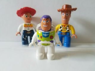 Lego Duplo Toy Story Mini Figures Woody Buzz Lightyear & Jessie