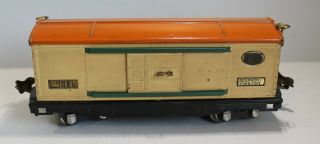 Vintage Prewar O gauge Lionel 814 Automobile Furniture Car Cream & Orange Box 2