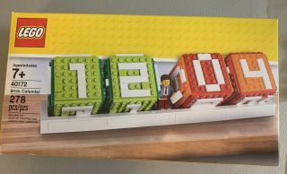 Lego 40172 Very Good Calendar Set Includes Box But Missing Minifigure
