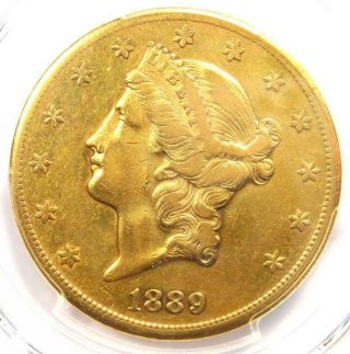 1889 - Cc Liberty Gold Double Eagle $20 - Pcgs Xf Details (ef) - Carson City Coin