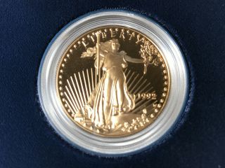1992 American Eagle Gold Bullion 4 Coin Proof Set - & 3