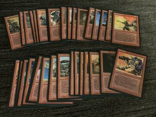 Fallen Empires Complete Set (187) MTG Magic the Gathering 1994 MT Never Played 3