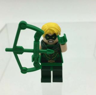 Lego Green Arrow Minifigure With Bow 76028 71342 Dc Heroes Two Faced C11