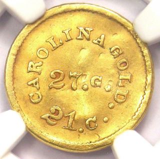 1842 - 50 A.  Bechtler Carolina Gold Dollar G$1 - Ngc Uncirculated Detail (unc Ms)
