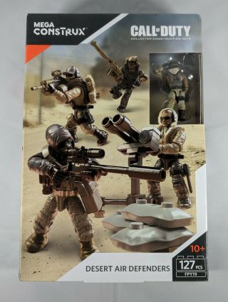Mega Construx Call Of Duty Desert Air Defenders Fpy19 Bloks Mini Figure Set