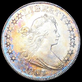 1807 Draped Bust Half Dollar Closely Circulated Philadelphia High End Silver Nr