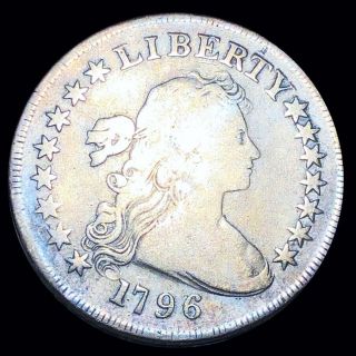 1796 Draped Bust Silver Dollar Nicely Circulated High End Philly Collectible Nr