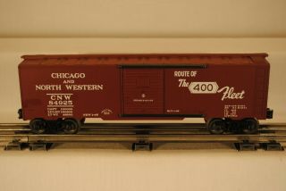 Two (2) Lionel Style O Gauge Chicago And Northwestern Boxcar 84925