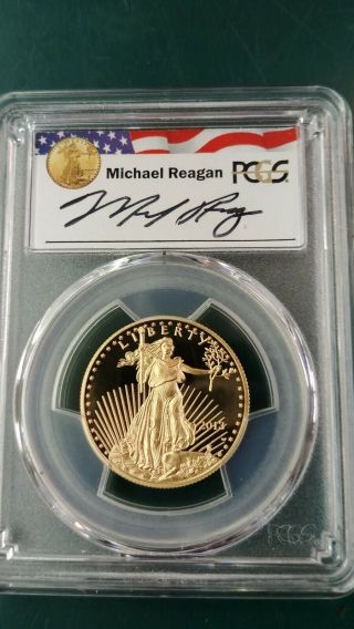 2013 W Gold Eagle $25 Coin 1/2 Oz,  Reagan Legacy Series,  Pcgs Pr70dcam 0614