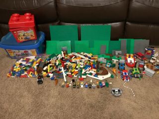 Lego Factory Large Brick Box Set 6166 Mini Figures,  Mine Craft,  Marvel,  Starwars