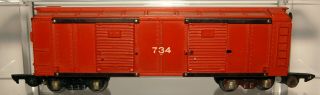 American Flyer - 734 Operating Box Car -,  - Link Couplers