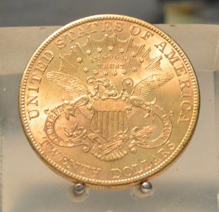 1901 Liberty Head Gold $20 Double Eagle,  Philadelphia Gold Coin 2
