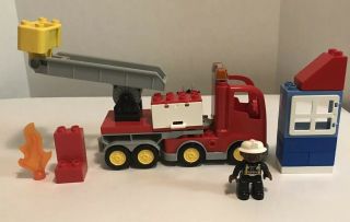 Lego Duplo Fire Truck Building Set 10592 With Figure And Truck