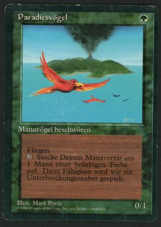 1x Fbb German Birds Of Paradise Mtg Revised - Kid Icarus -