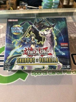 Yu - Gi - Oh Shadows In Valhalla Factory Booster Box 24 Packs 1st Edition
