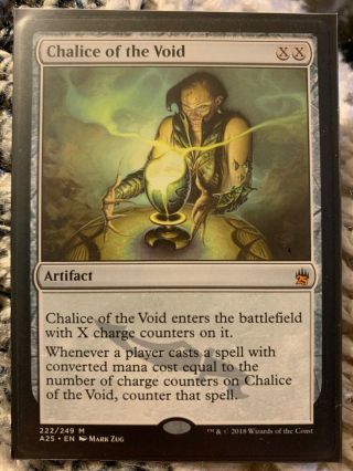 Mtg Chalice Of The Void Masters 25 Nm Pack Fresh