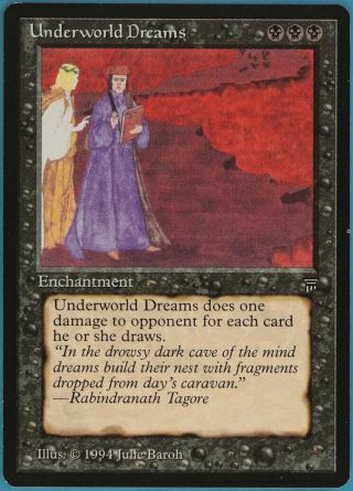 Underworld Dreams Legends Nm - M Black Uncommon Magic Mtg Card (36802) Abugames