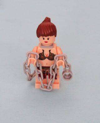 Lego Star War Princess Leia Slave Minifigure 6210 Jabba 