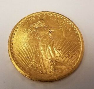 1915 S $20 Saint Gaudens Gold Coin