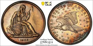 1836 Gobrecht Proof Dollar,  Certified Pcgs Pr - Au,