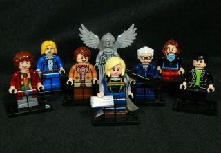 Dr Who Set Of 8 Minifigs Fourth Eleventh Twelfth Thirteenth Doctor Us Ship