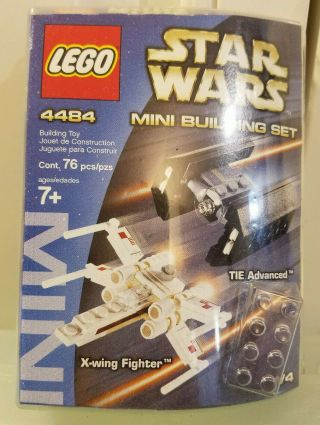 Lego Star Wars 4484 Mini X - Wing Fighter,  Tie Advanced 2003 (gs)