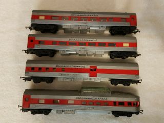 Tri - Ang Hornby 4 Transcontinental Passenger Cars - Oo/ho Scale