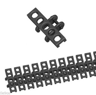 100 Lego Small Tread Links (technic,  Robot,  Tank,  Crane,  Excavator,  Bulldozer,  Loader)