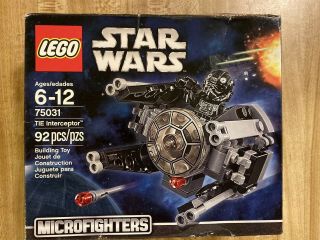 Lego Star Wars Microfighters Set 75031 Tie Interceptor Fighter Pilot Minifigure